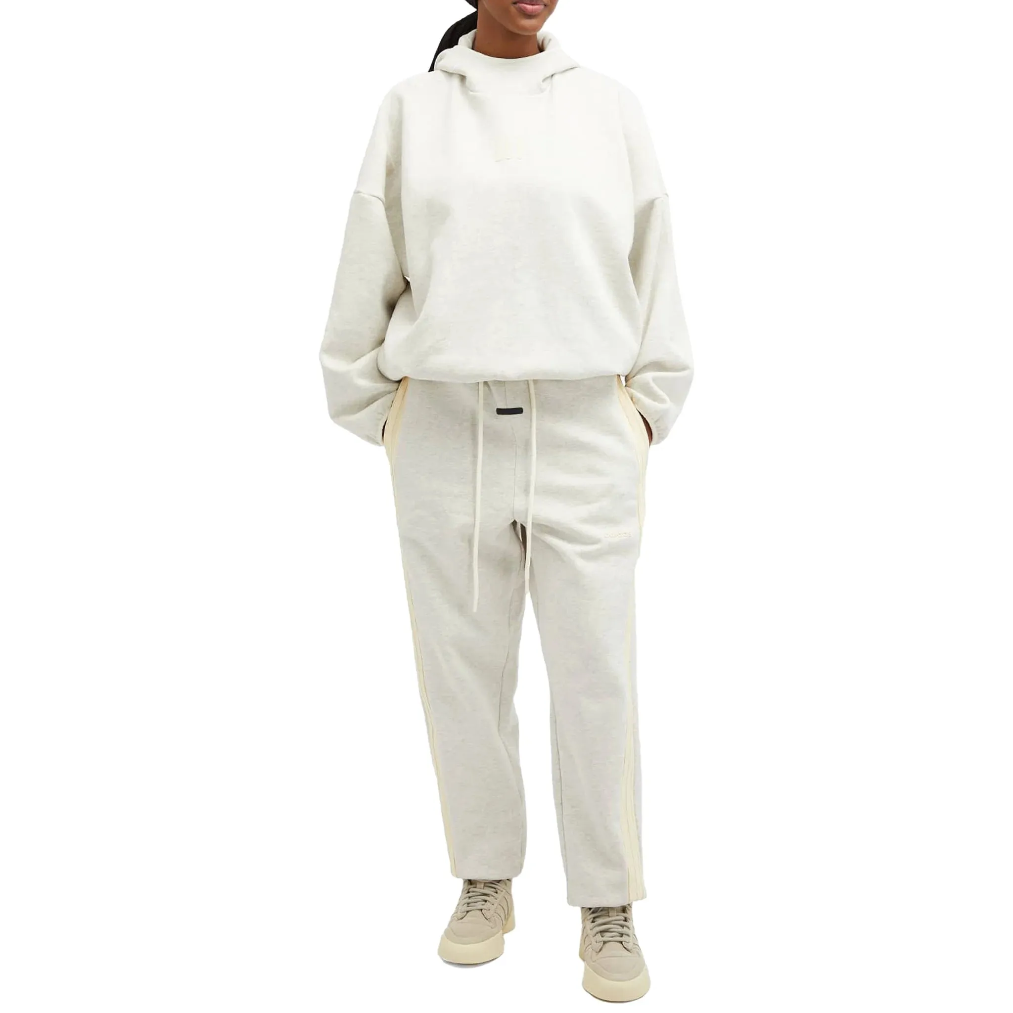 Adidas x Fear Of God Athletics Heavy Fleece Oatmeal Heather Hoodie