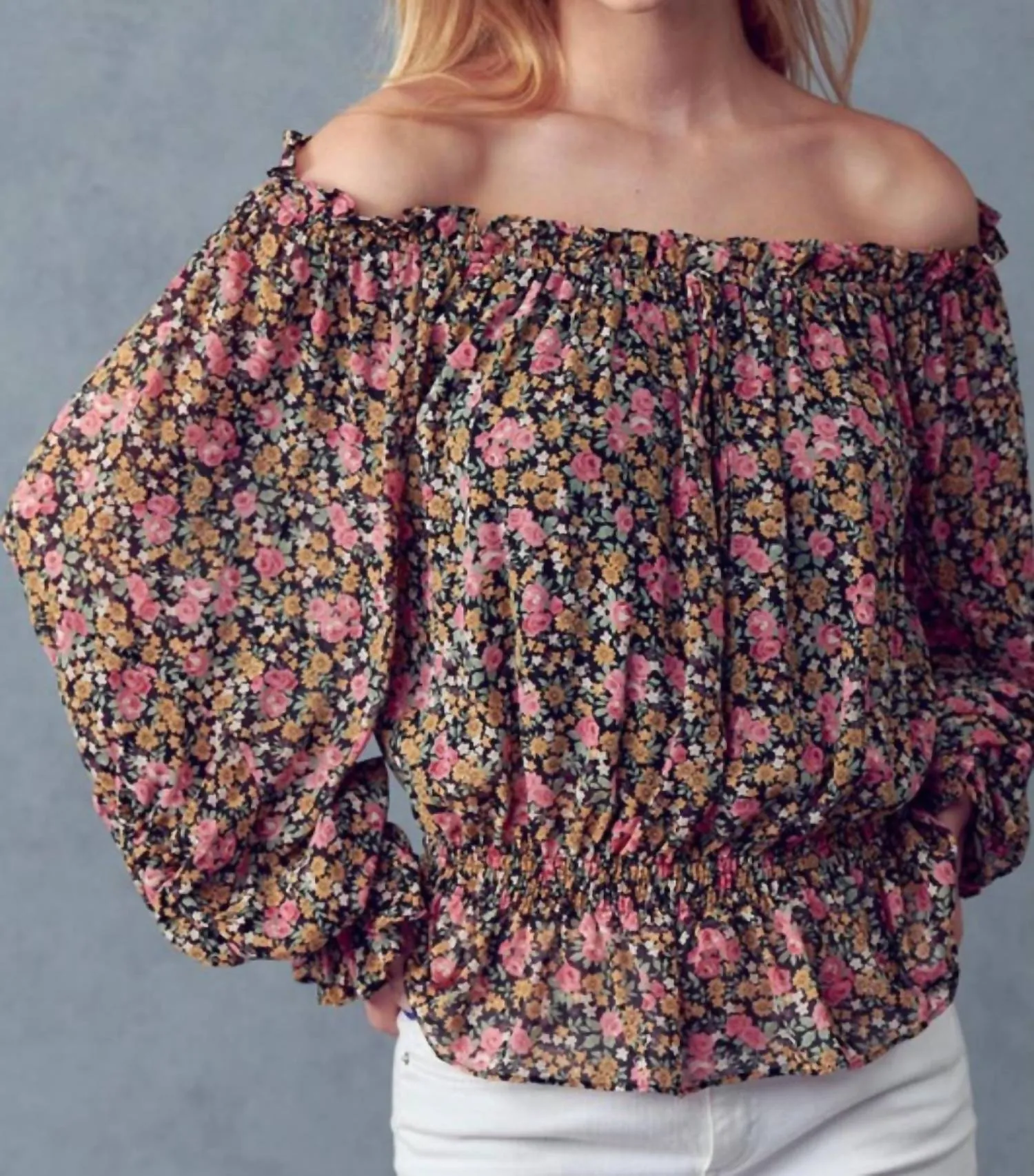 &Merci - Off the Shoulder Floral Top