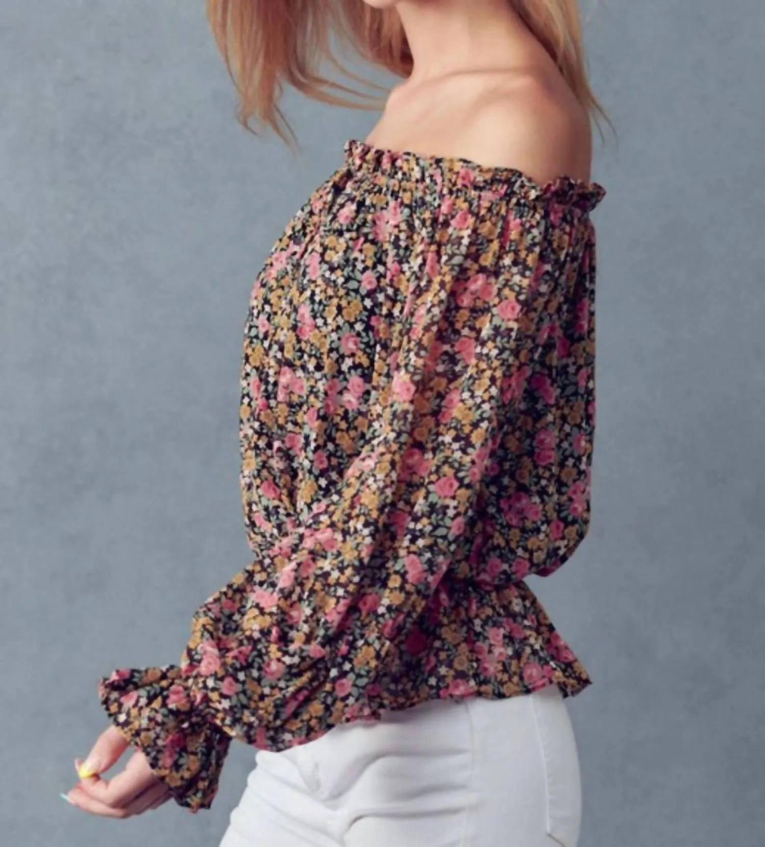&Merci - Off the Shoulder Floral Top