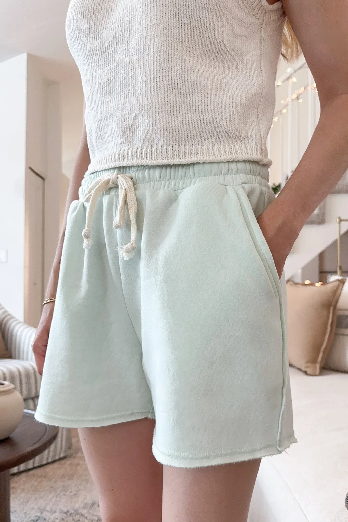 Beach House Shorts in Mint