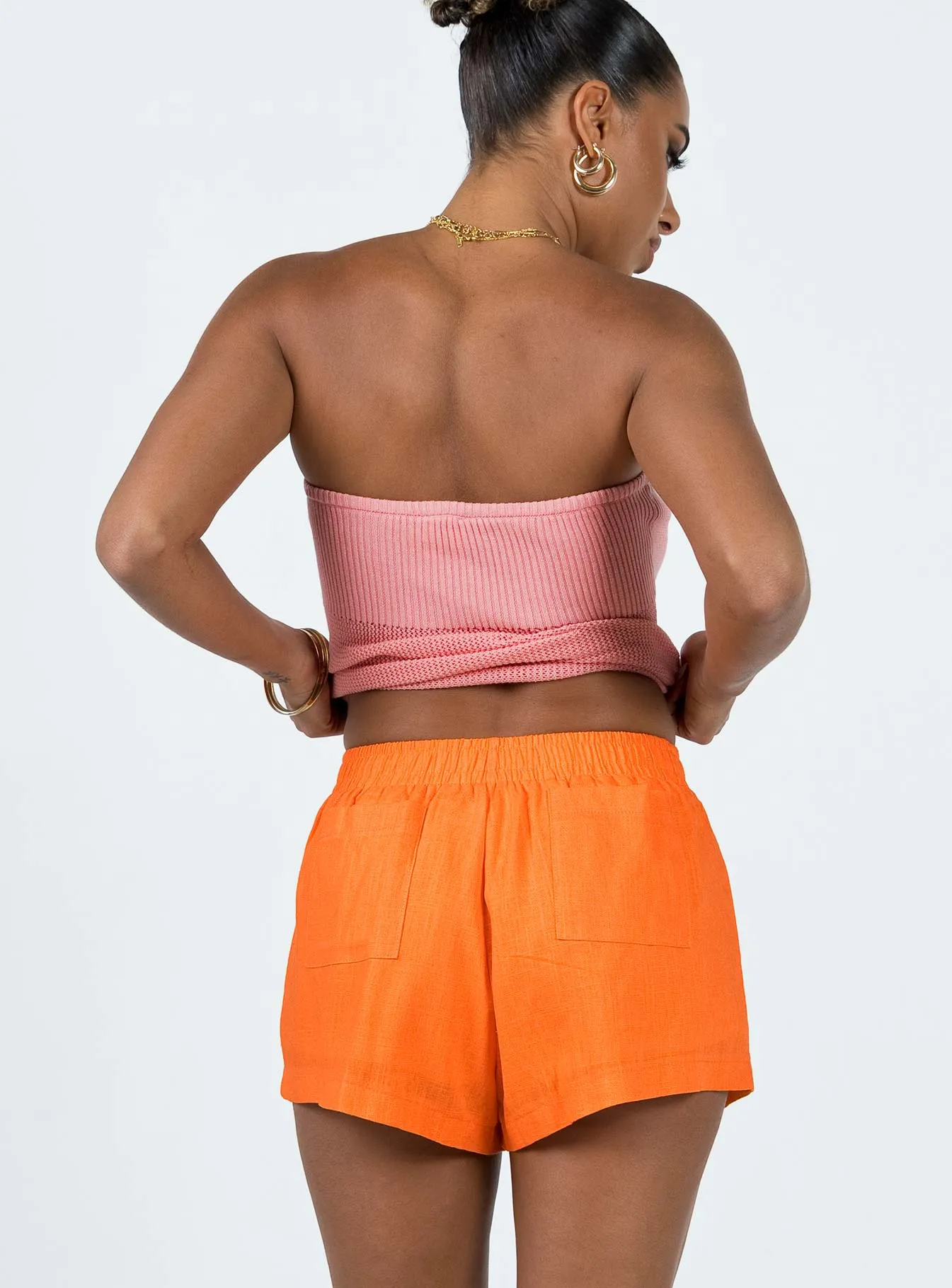 Beach House Shorts Orange