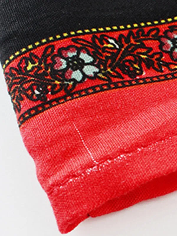 Bohemian Print Resort Swing Elastic Waist Skirt