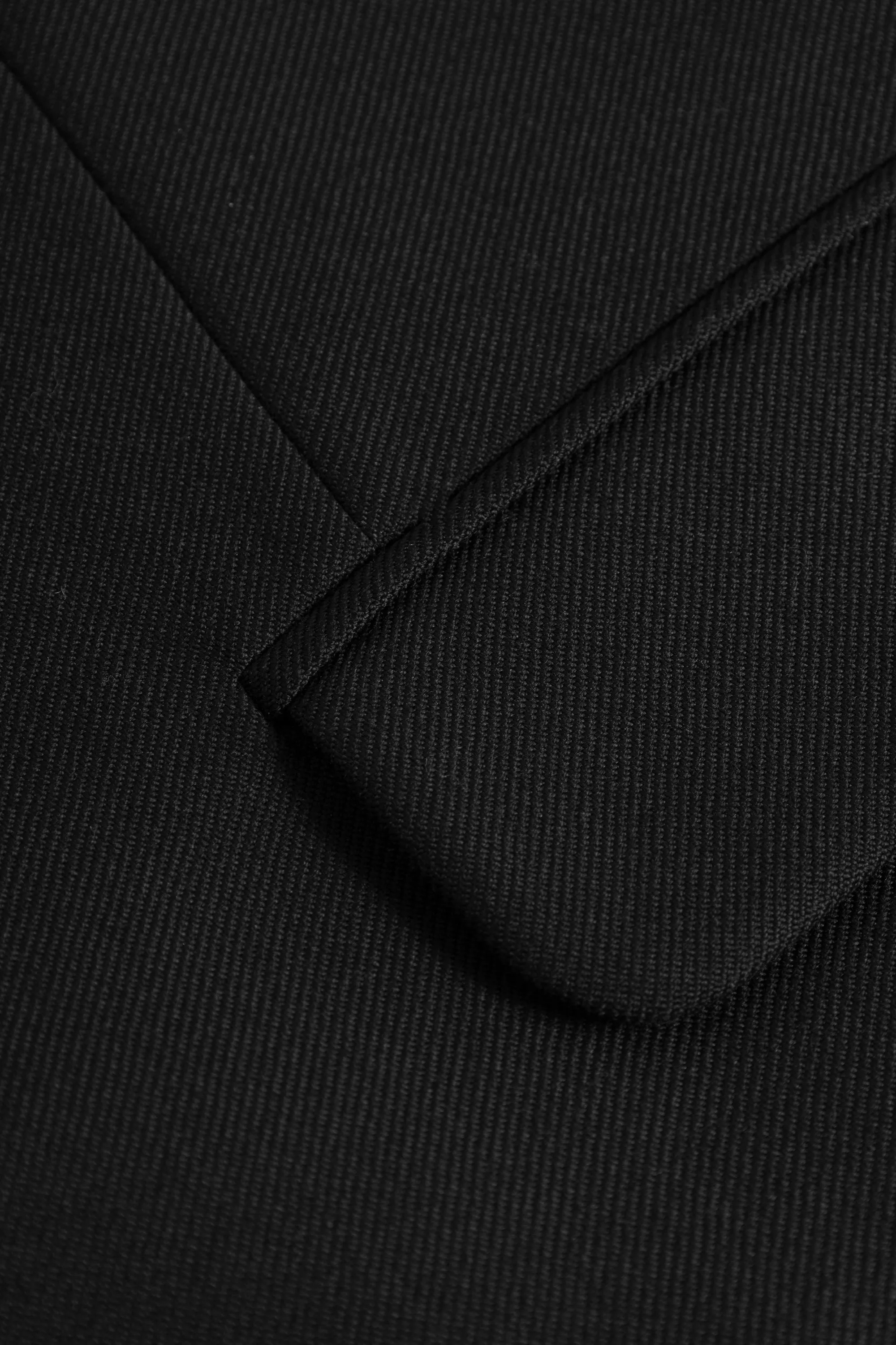 CASPIAN WOOL SUITING - BLACK