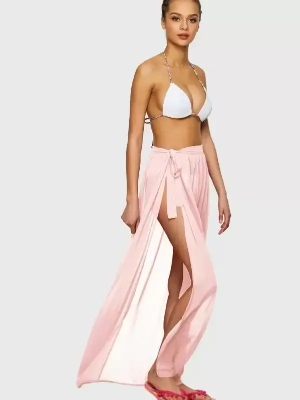 Chiffon Full Length Sarong Skirt