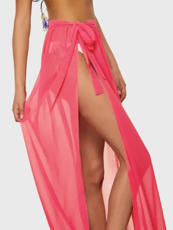Chiffon Full Length Sarong Skirt
