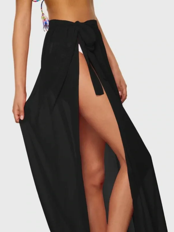 Chiffon Full Length Sarong Skirt