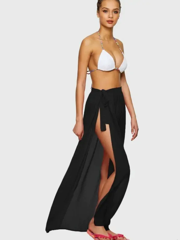 Chiffon Full Length Sarong Skirt