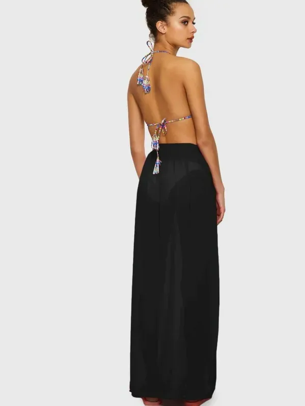 Chiffon Full Length Sarong Skirt