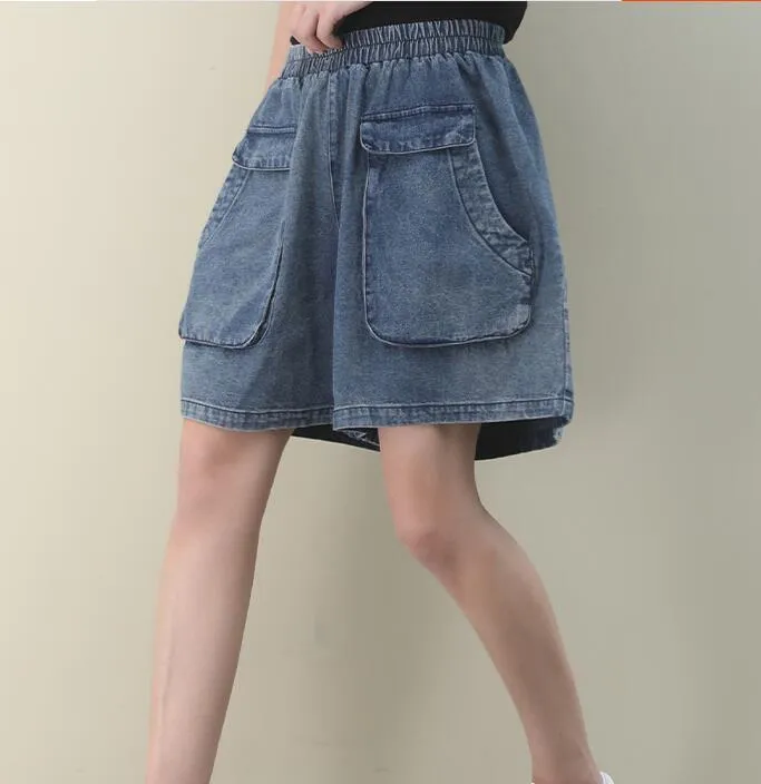 Denim Summer Women Cotton Shorts