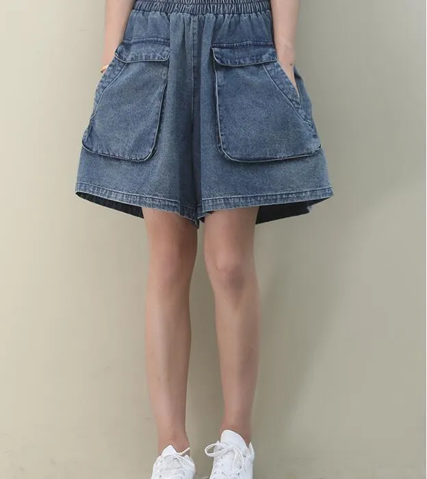 Denim Summer Women Cotton Shorts