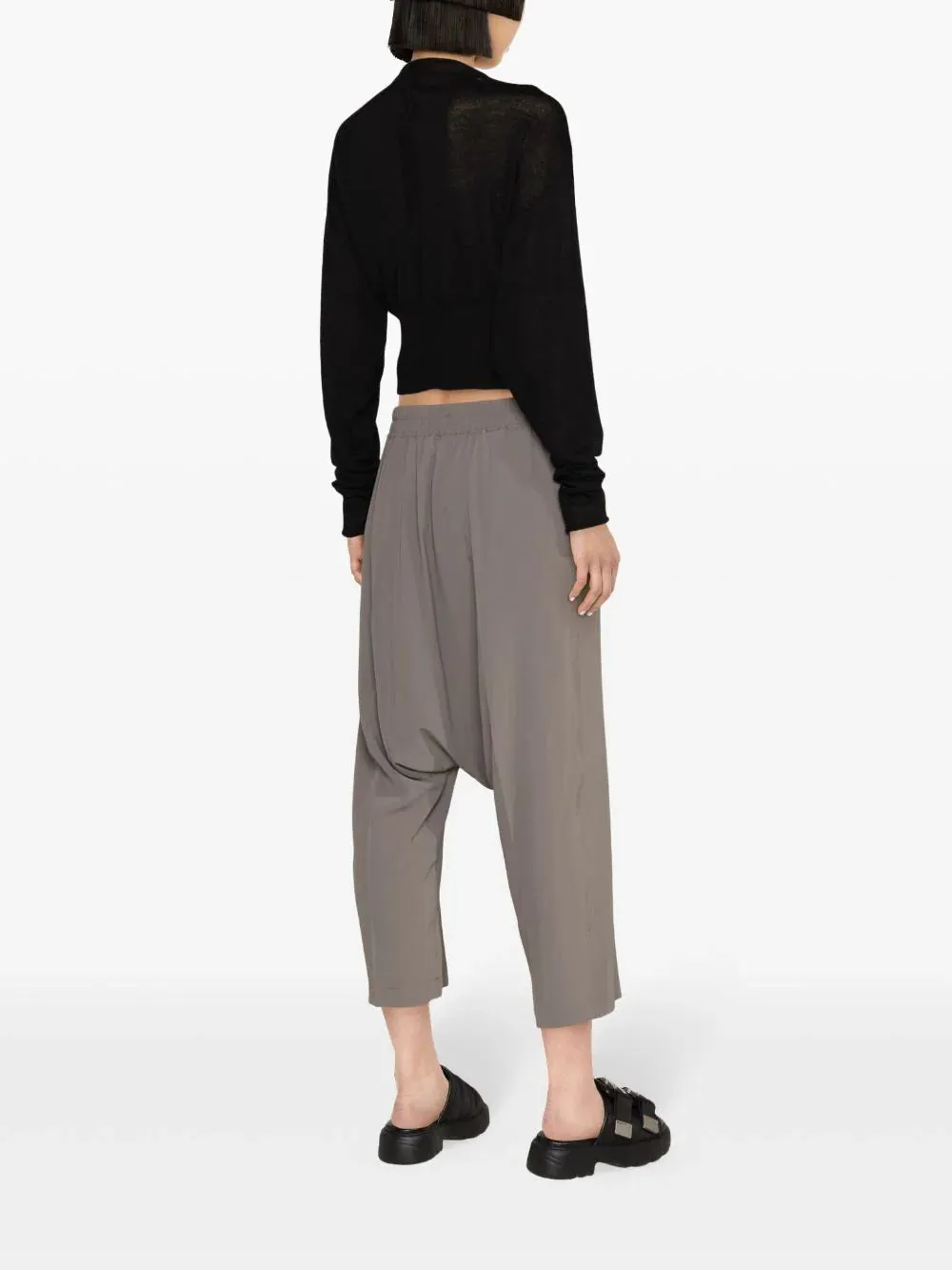 Drawstring Cropped Pantaloni