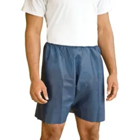 Exam Shorts MediShorts® Small / Medium Navy Blue Nonwoven Adult Disposable - Graham Medical Products  Mfr# 10000