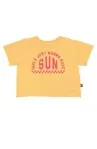 Feather 4 Arrow- Wanna Have Sun Crop Tee (Golden Sun 2Y-7Y)