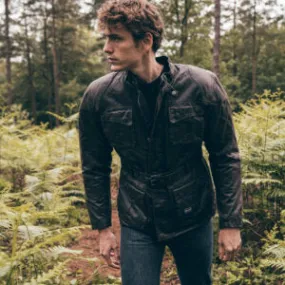 Herald - Houghton Wax Cotton Jacket in Brown
