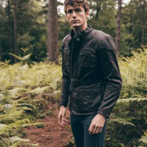 Herald - Houghton Wax Cotton Jacket in Brown