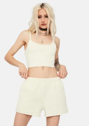 Hold My Hand Quilted Crop Tank & Shorts Set