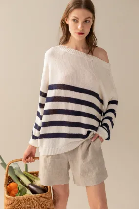 Linen Shorts Beige