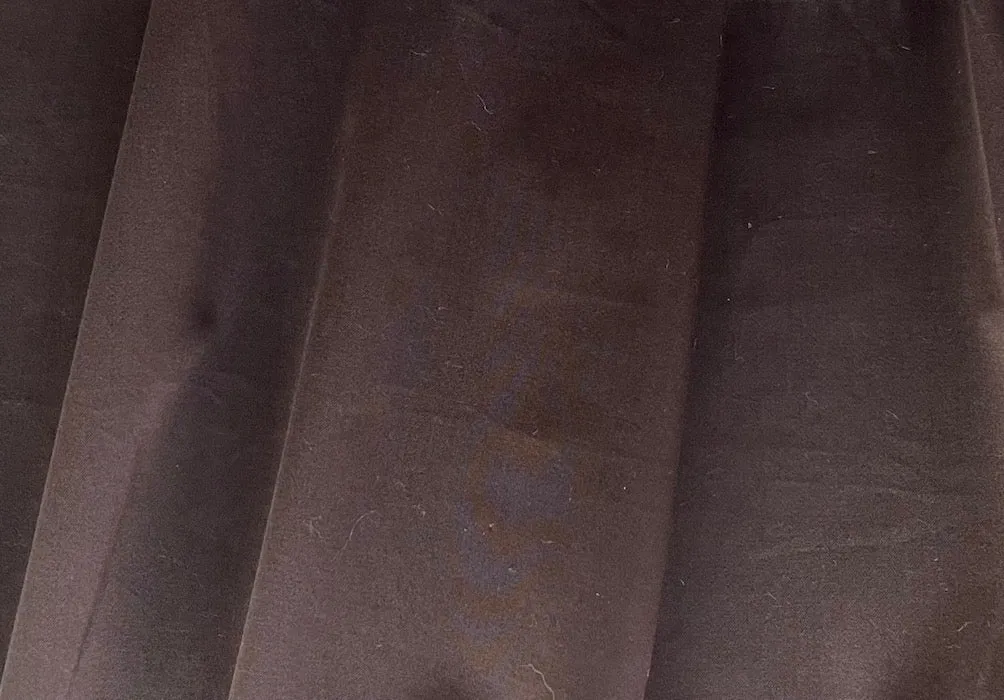 Mahogany Stretch Cotton Matte Sateen  (Made in Italy)