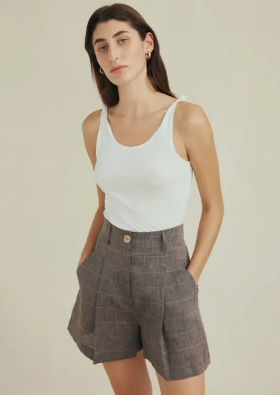 Marion Short Plaid