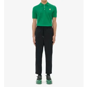 Men Drawstring Pants - Black