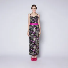 Meng Yao Velvet Skirt