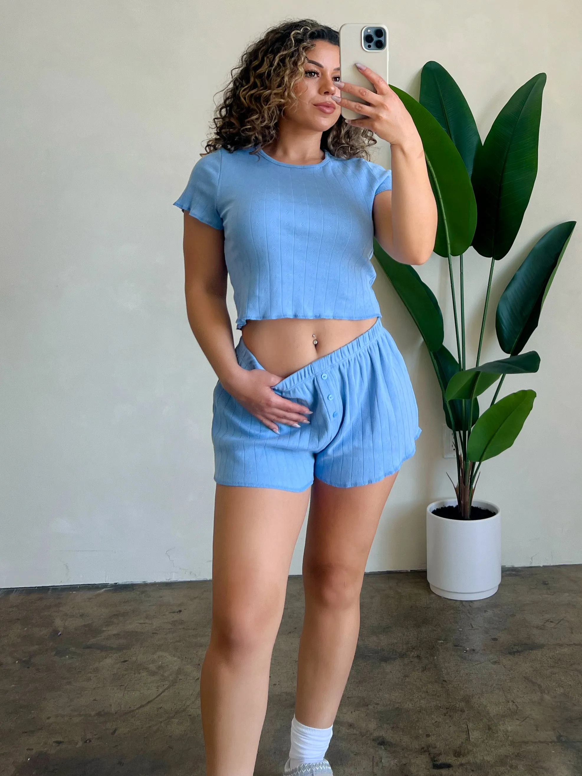 Michelle Lounge Set (Blue)