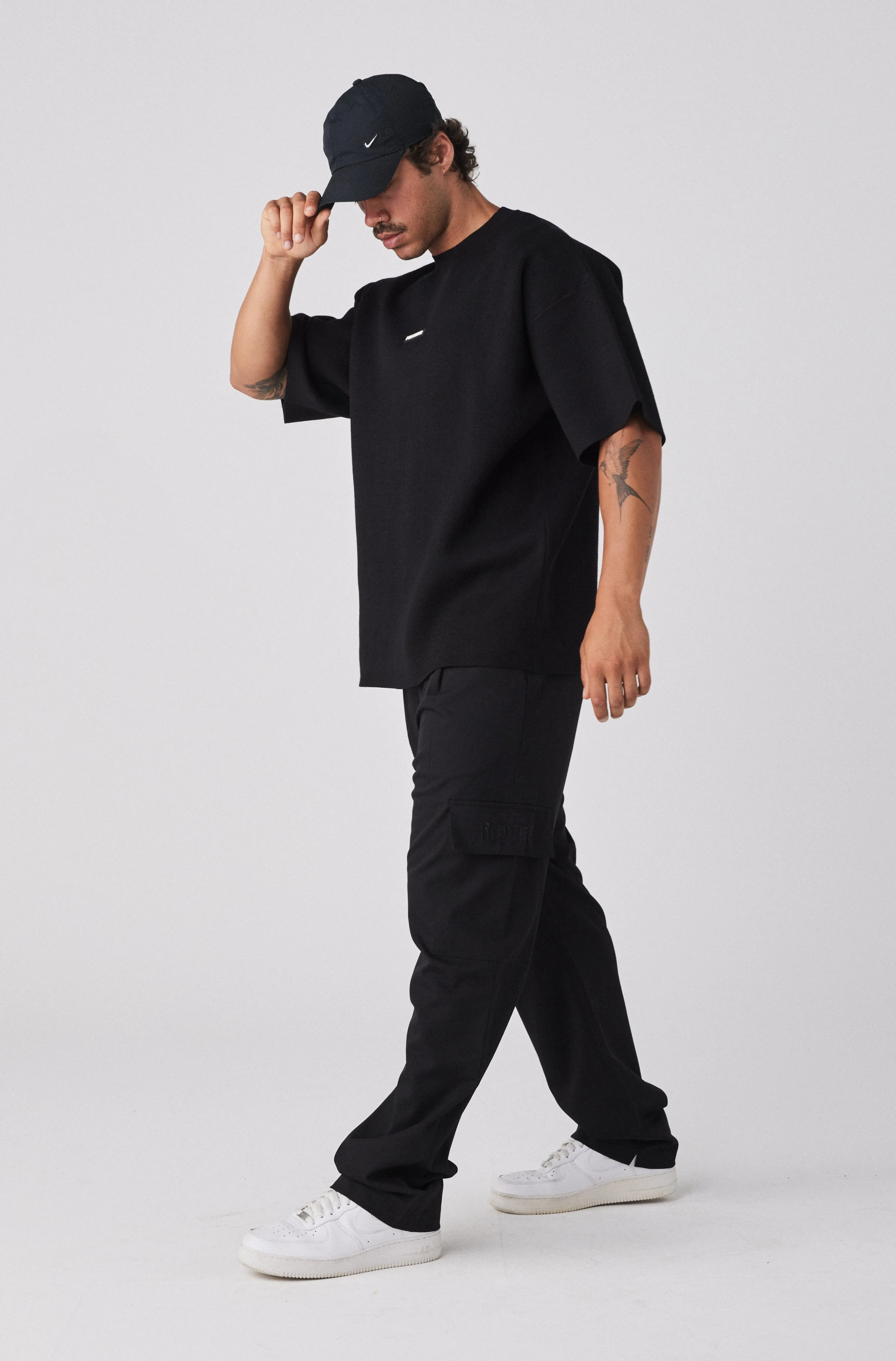 Milano Knit Tee - Black