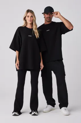 Milano Knit Tee - Black