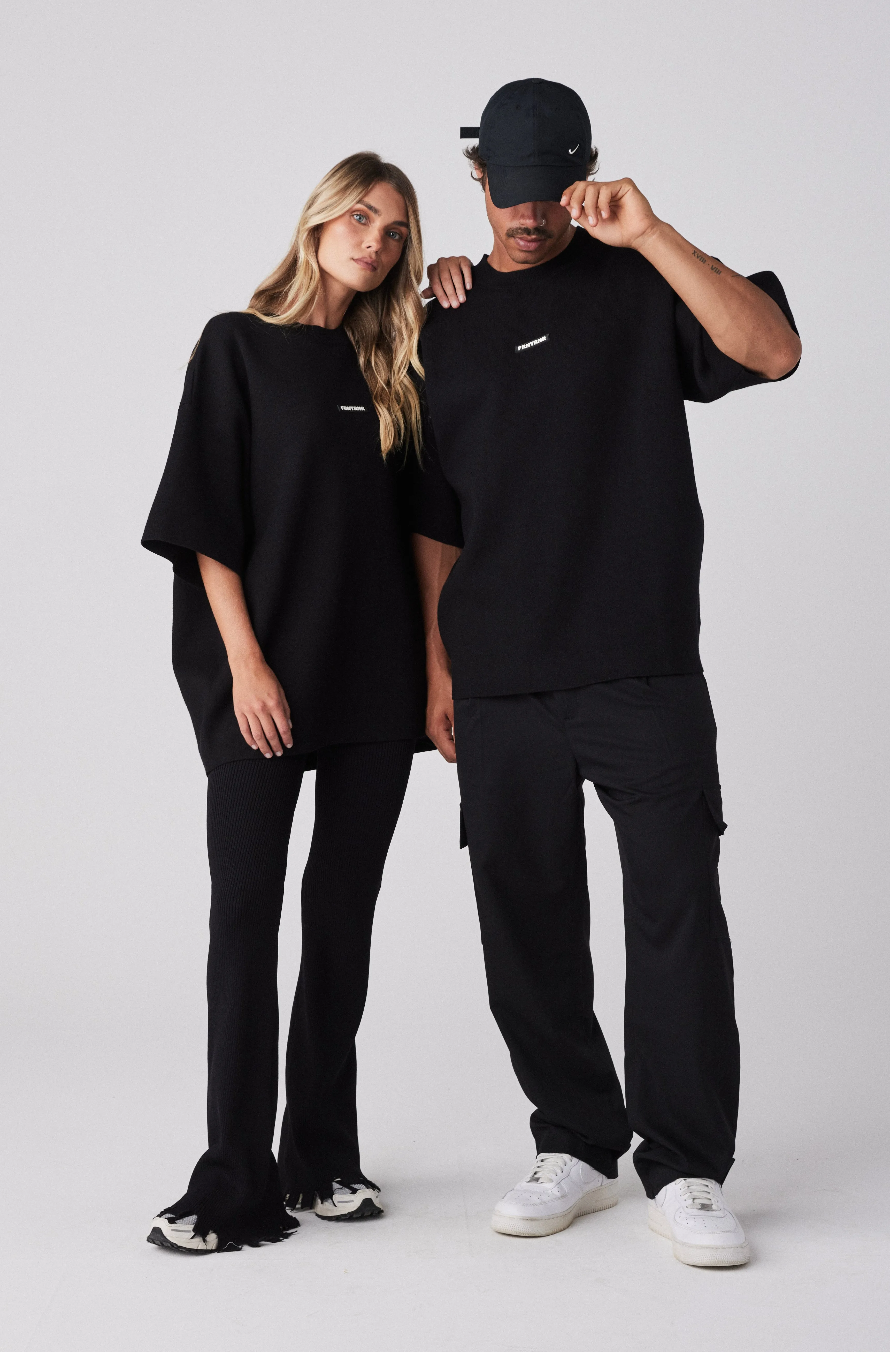 Milano Knit Tee - Black