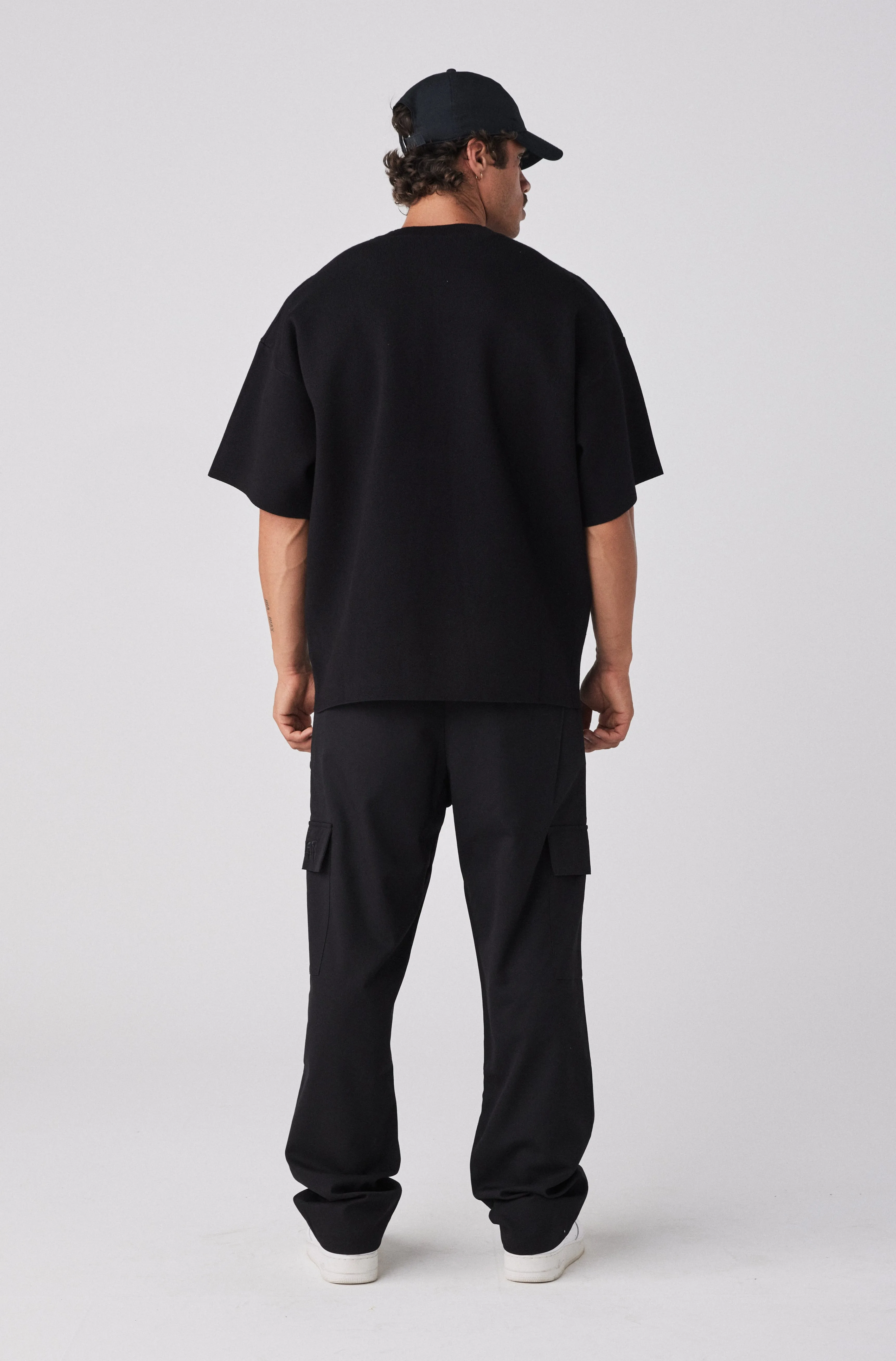 Milano Knit Tee - Black