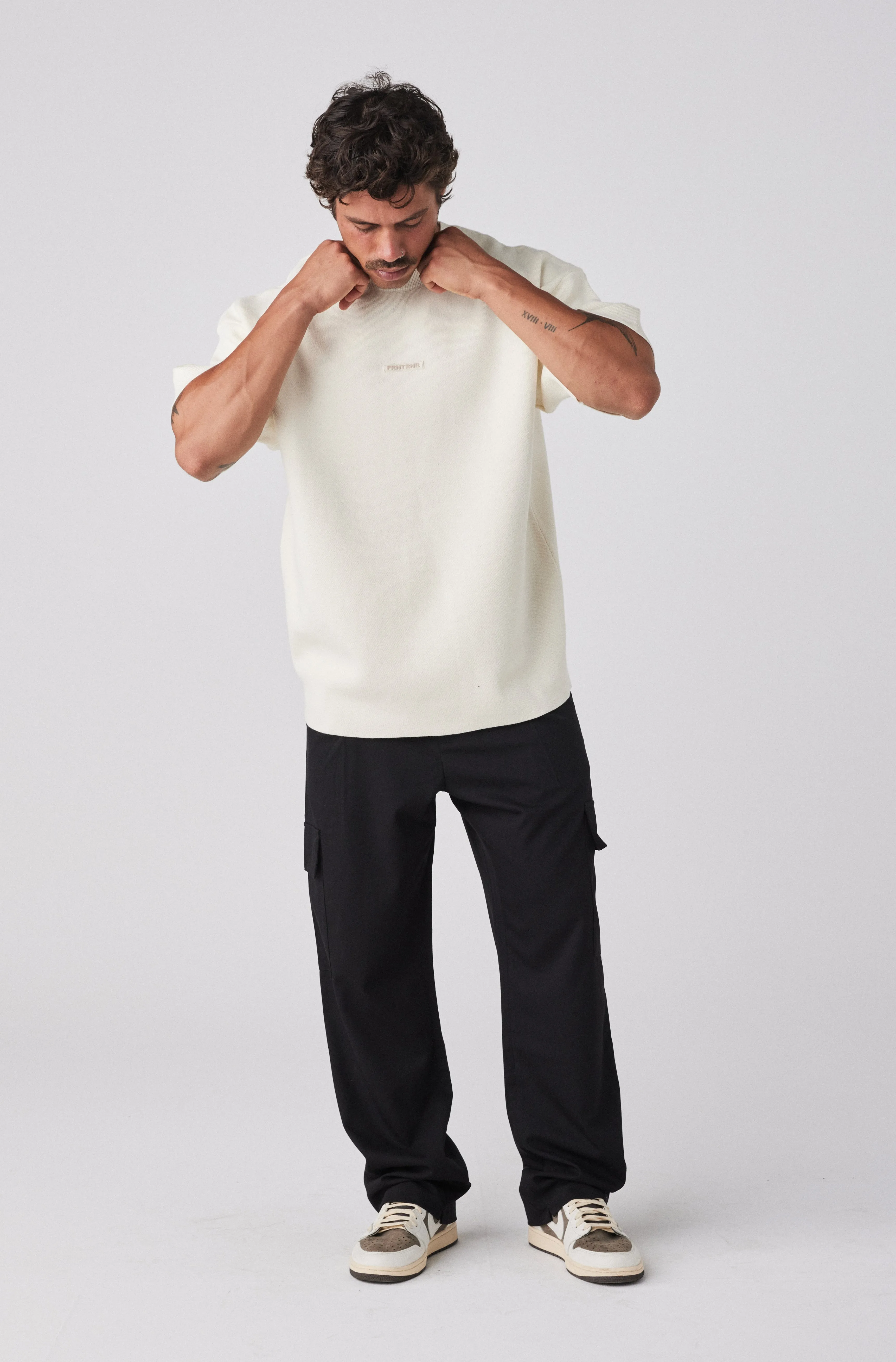 Milano Knit Tee - Vanilla