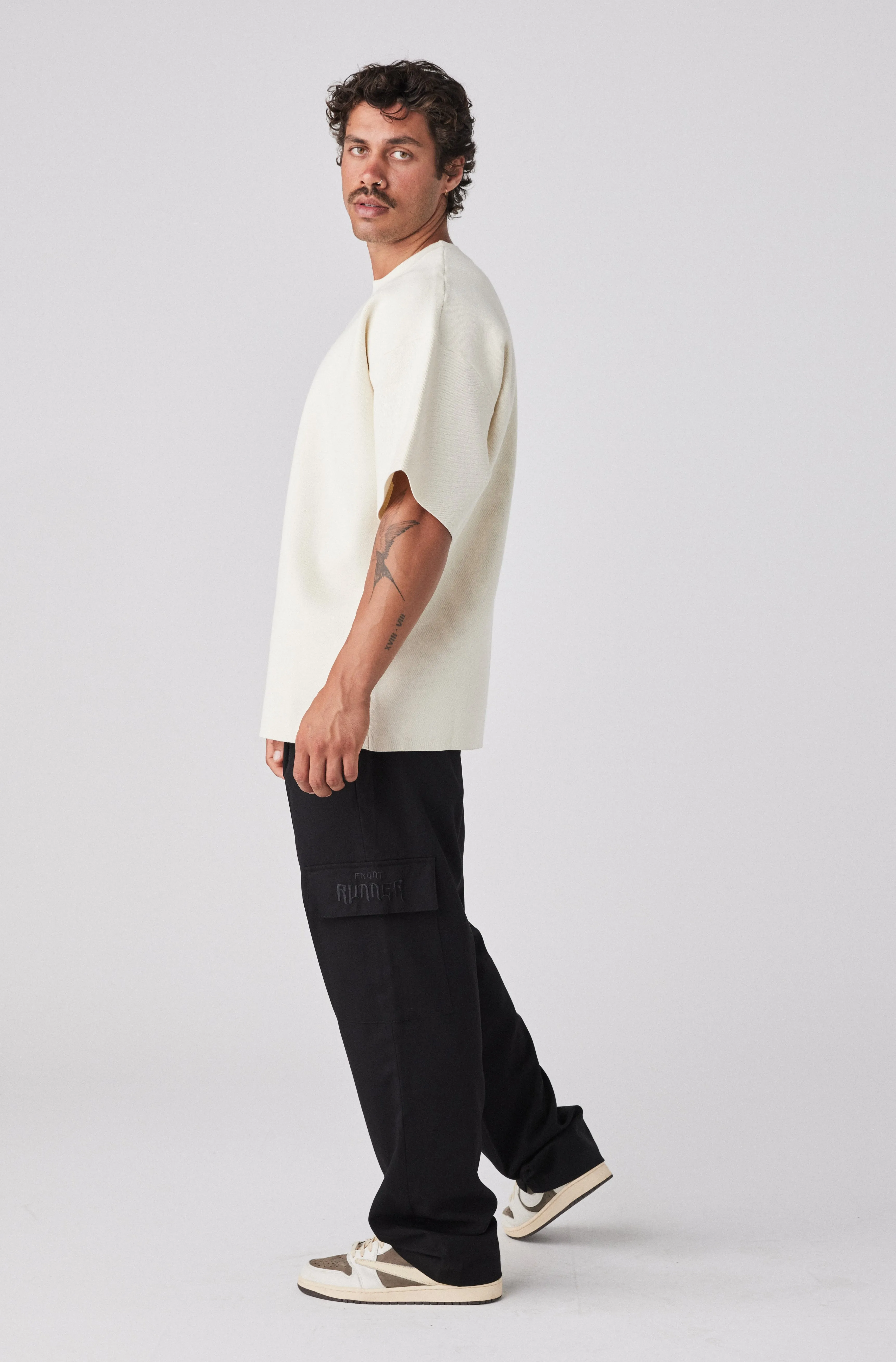 Milano Knit Tee - Vanilla