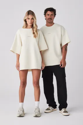 Milano Knit Tee - Vanilla