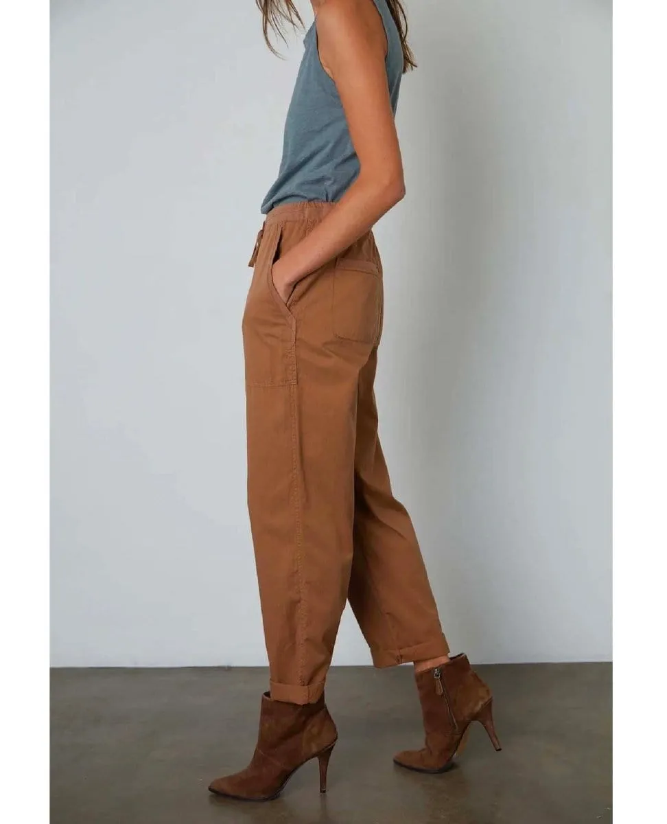 Misty Drawstring Pant Sepia