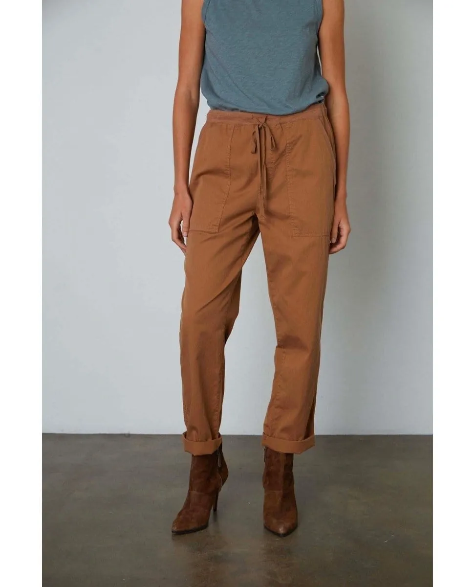 Misty Drawstring Pant Sepia