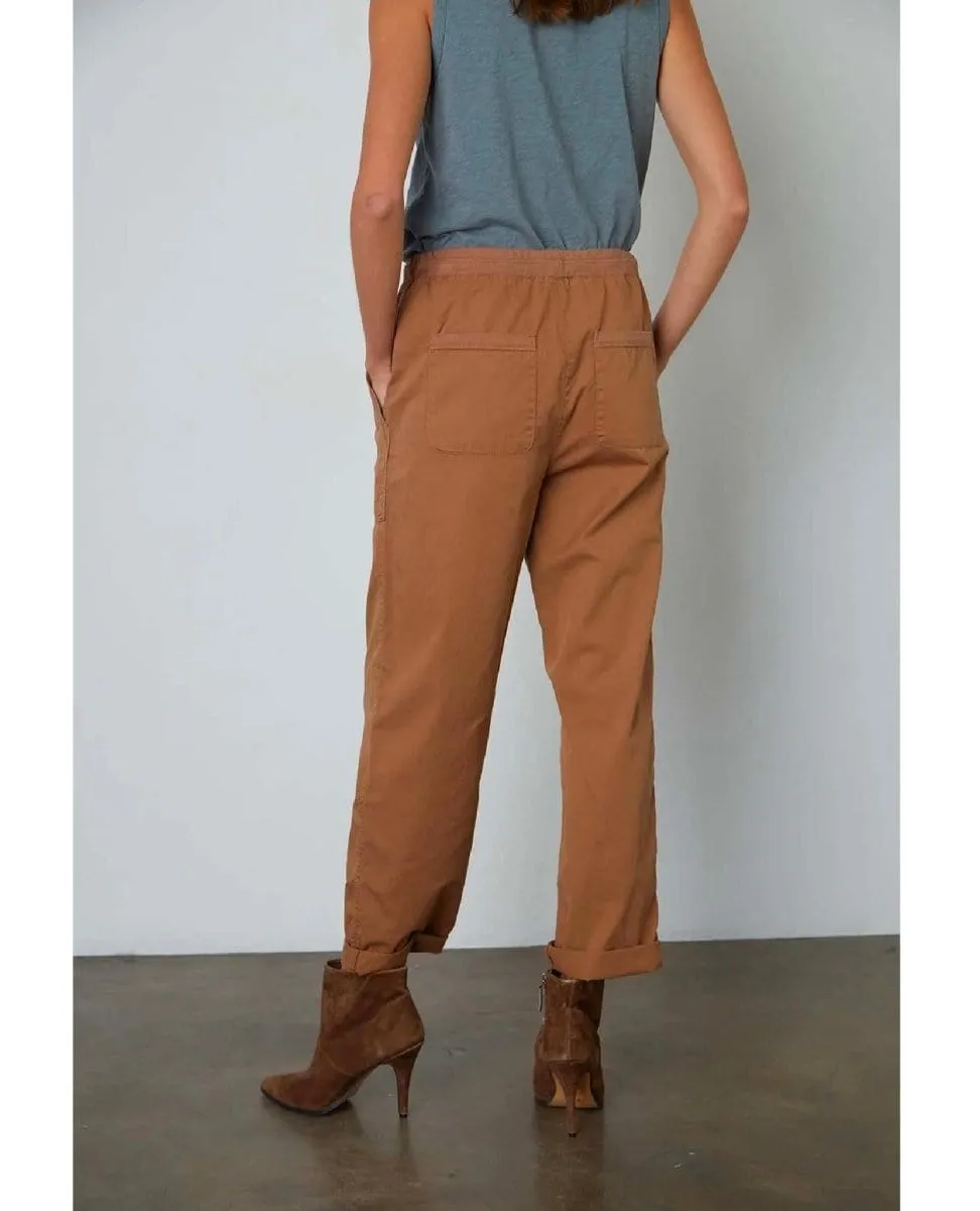 Misty Drawstring Pant Sepia