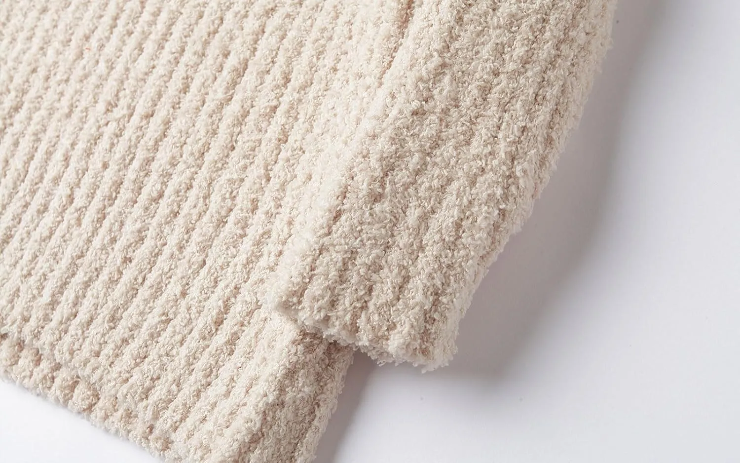 Mud Kingdom Neutral Kids Chenille Sweater for Boy Girl Winter Furry Turtleneck Tops Warm