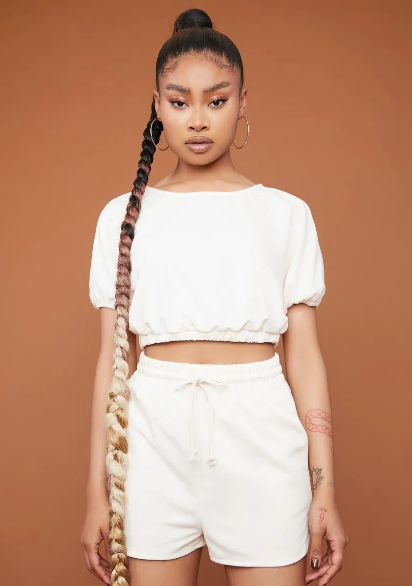 Nude Always Winnin' Lounge Shorts Set