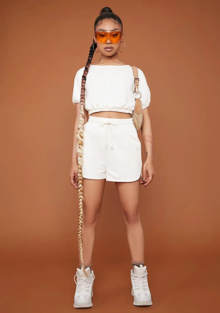 Nude Always Winnin' Lounge Shorts Set