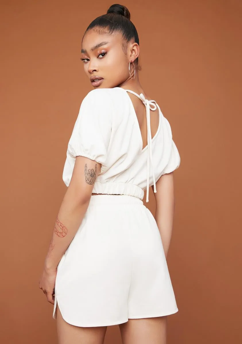 Nude Always Winnin' Lounge Shorts Set
