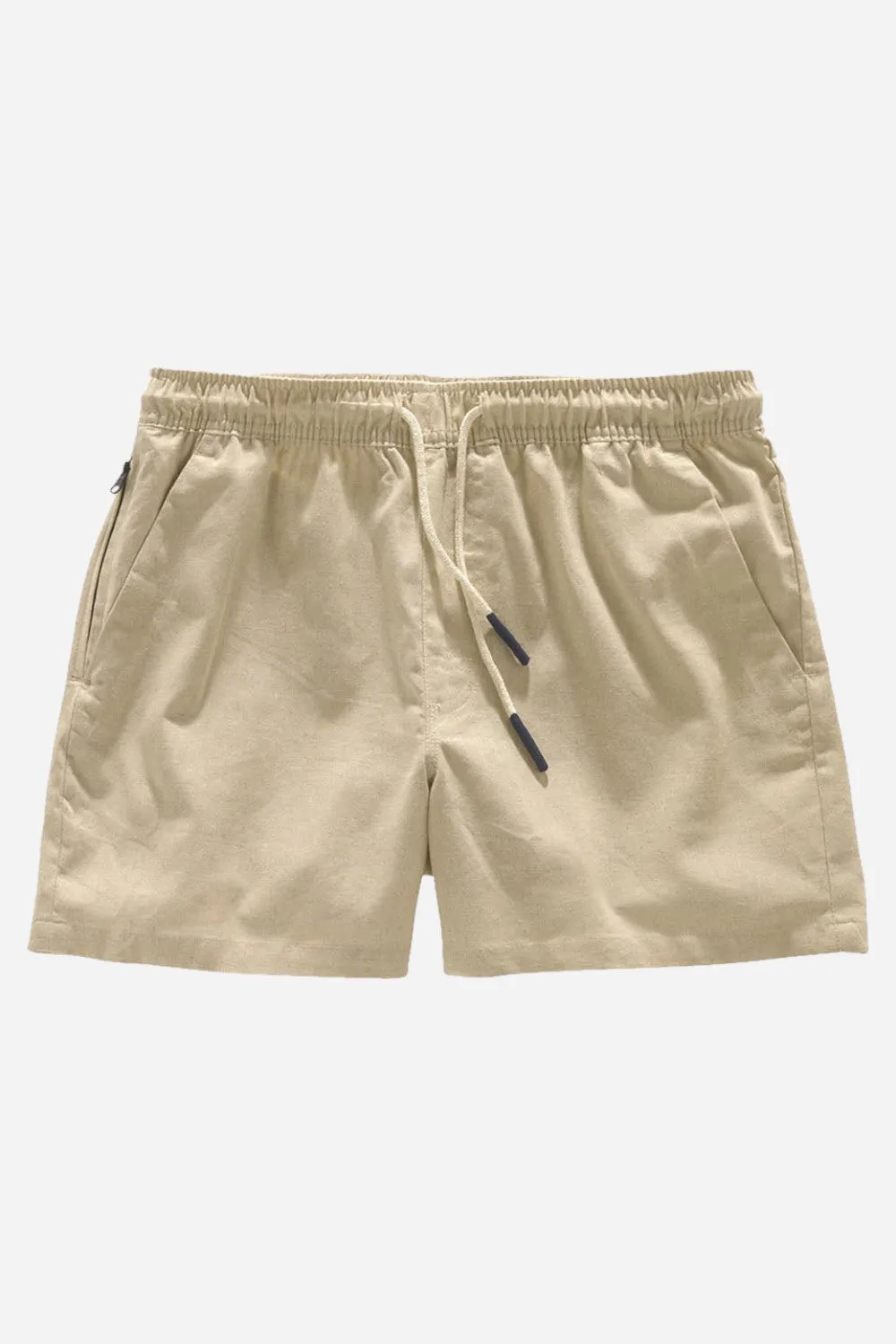 OAS Beige Linen Shorts