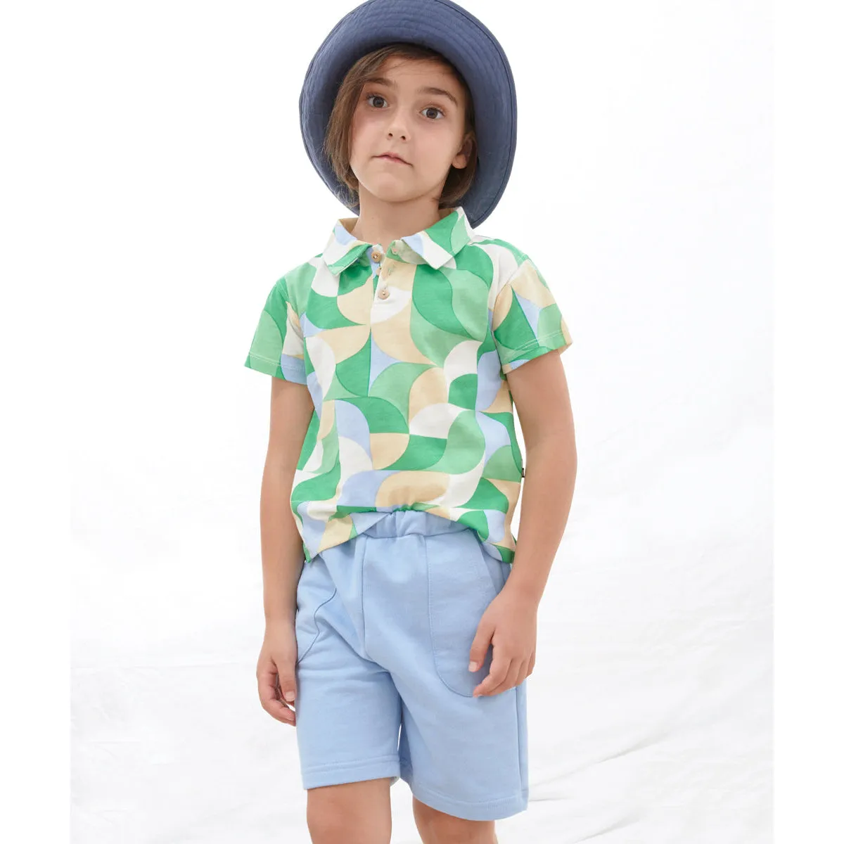 Oeuf Oversized Shorts Ciel