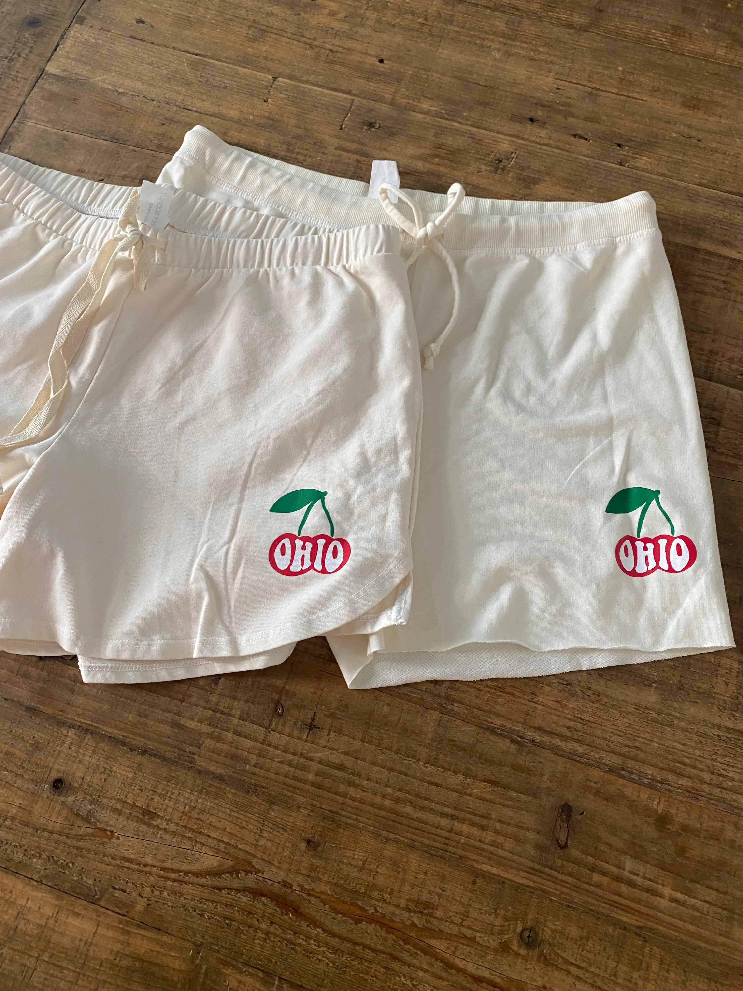 Ohio Cherries Baby Terry Shorts