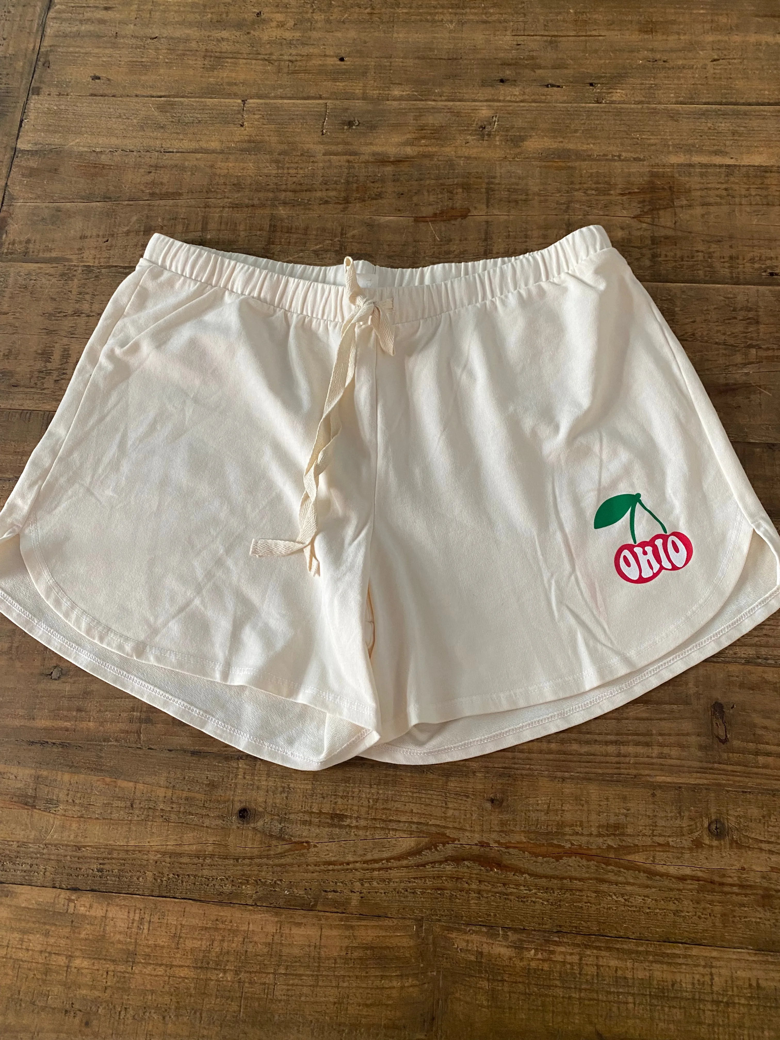 Ohio Cherries Baby Terry Shorts