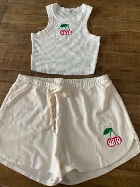 Ohio Cherries Baby Terry Shorts