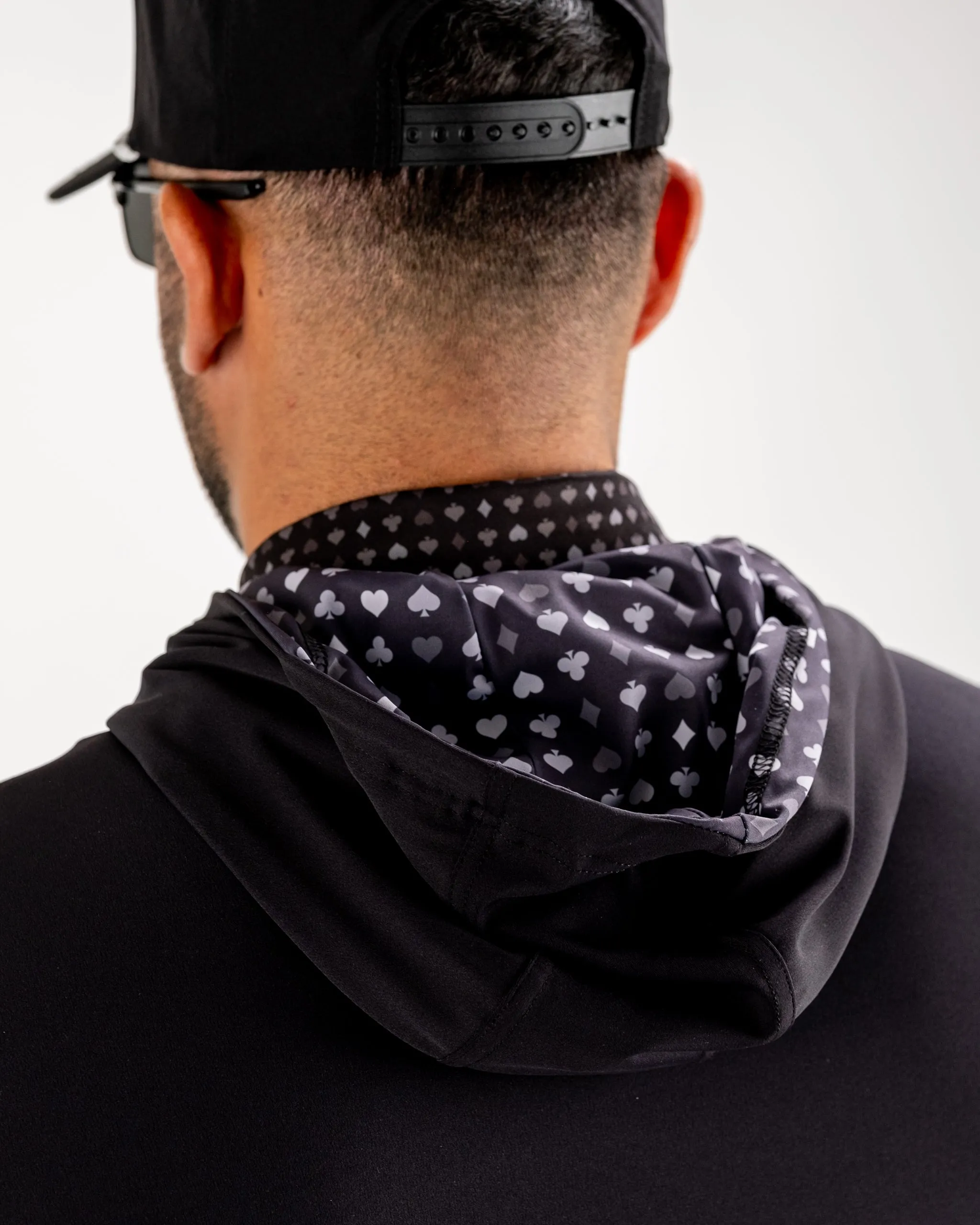 Performance Golf Hoodie - Black Flush