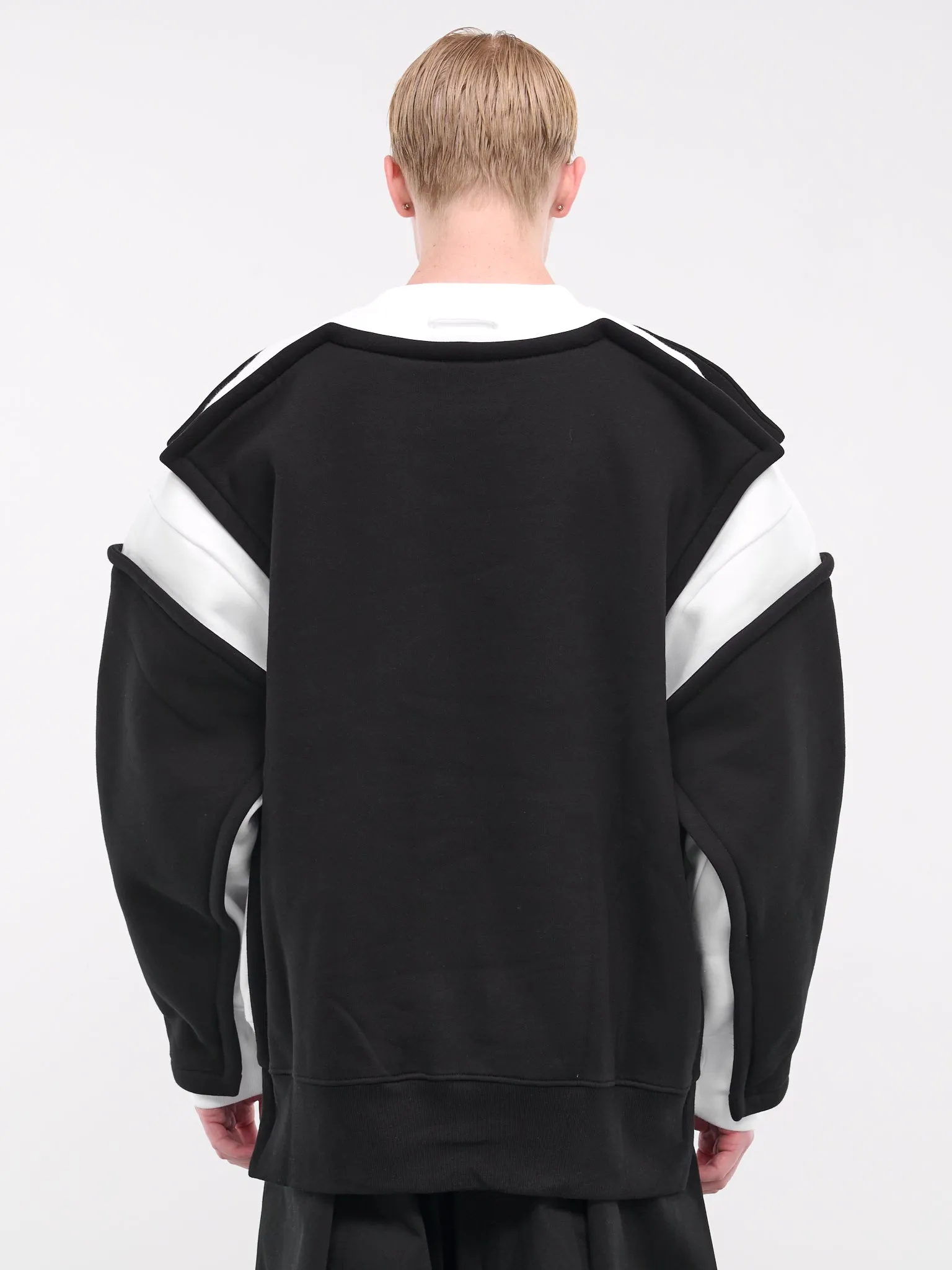 Petit Grand Sweatshirt (24-30-F-SW040-J057-WHITE-BLACK)