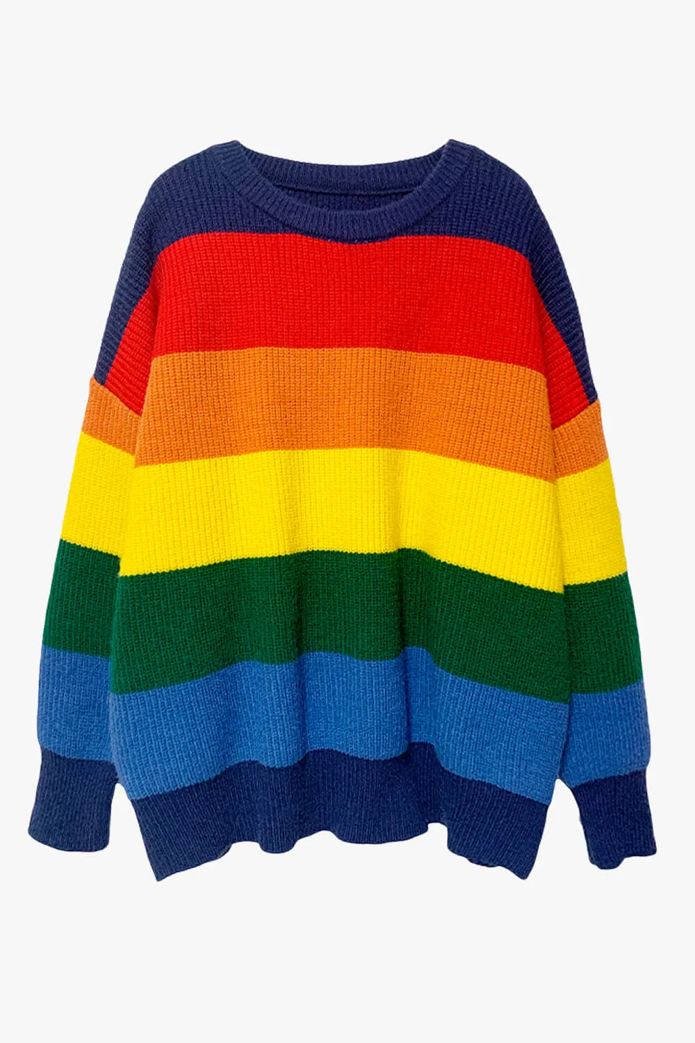 Rainbow Aesthetic Oversized Sweater