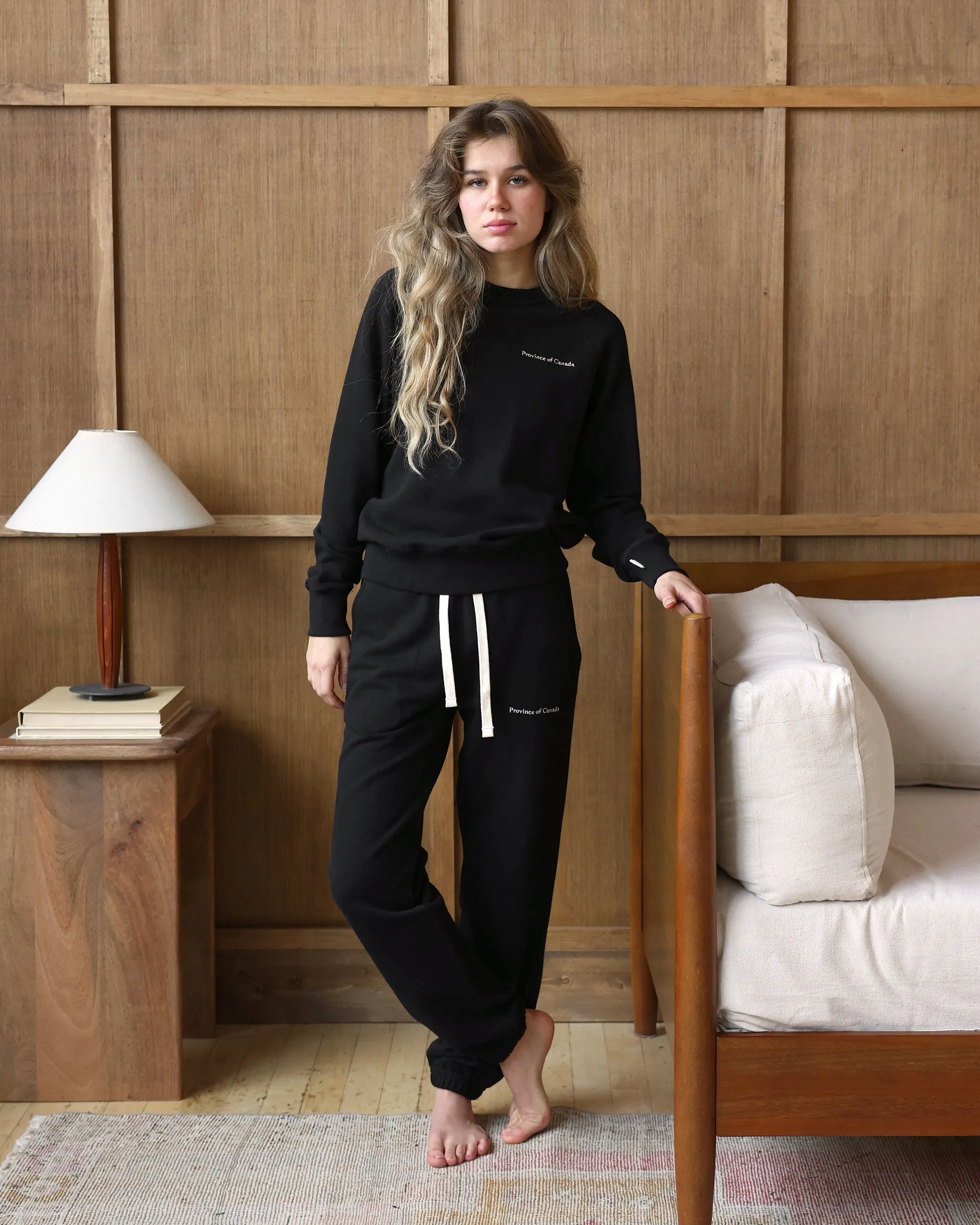 Relaxed French Terry Sweatpant Black