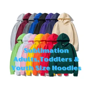 Sublimation Hoodies for ADULTS